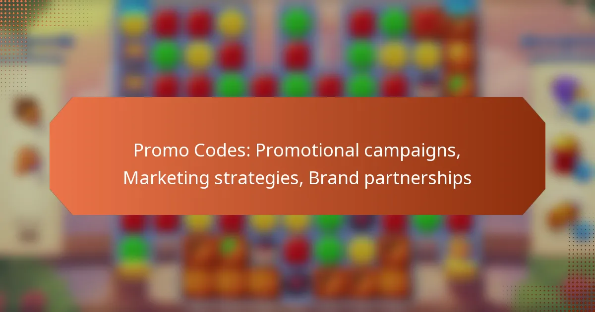 Promo Codes: Promotional campaigns, Marketing strategies, Brand partnerships