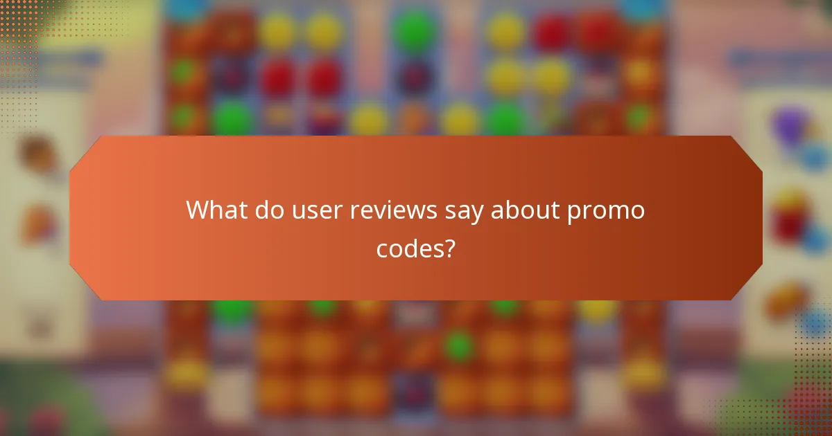 What do user reviews say about promo codes?
