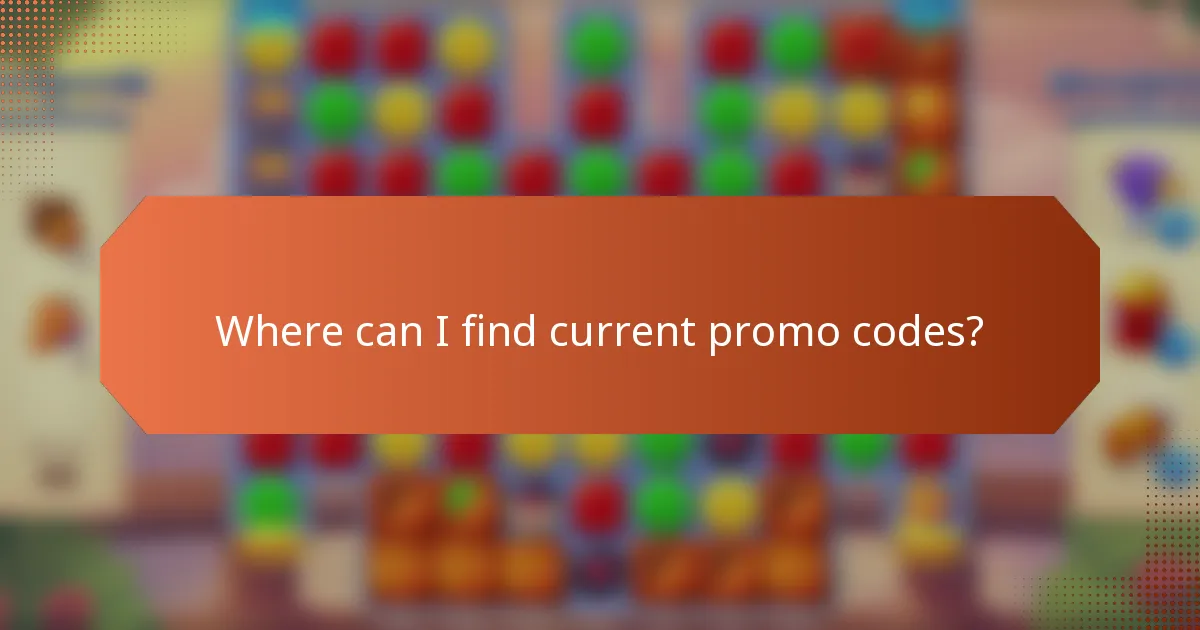 Where can I find current promo codes?